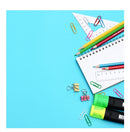 70x140cm Shooting Background Board PVC Matte Board Photography Background Cloth Solid Color Shooting Props(Blue)