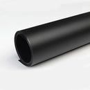 70x140cm Shooting Background Board PVC Matte Board Photography Background Cloth Solid Color Shooting Props(Black)