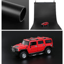 70x140cm Shooting Background Board PVC Matte Board Photography Background Cloth Solid Color Shooting Props(Black)