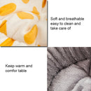 Thickened Autumn and Winter Oval Universal Warm Pet Cat Dog Bed, Size:M(Pink)