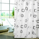 Bathroom Thick Waterproof Shower Curtain, Size:150x200cm, Style:with Copper Buckle