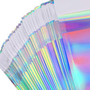 100 PCS / Set Laser Self Sealing Plastic Envelopes Mailing Bags Gift Packaging Bags, SIZE:16.5cmx23cm+4cm