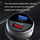 QIAKEY GX789 Dual USB Fast Charge Car Charger(Black)