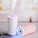 420ml Mute Air Humidifier USB Essential Oil Diffuser Aromatherapy Humidifier with LED Night Light(White)