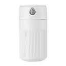 420ml Mute Air Humidifier USB Essential Oil Diffuser Aromatherapy Humidifier with LED Night Light(White)