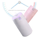 420ml Mute Air Humidifier USB Essential Oil Diffuser Aromatherapy Humidifier with LED Night Light(White)