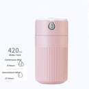 420ml Mute Air Humidifier USB Essential Oil Diffuser Aromatherapy Humidifier with LED Night Light(White)