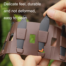Sunnylife MM3-SN443 For Mini 3 Pro Propeller Blades + Silicone Folding Storage Bag(Orange Tip+Gray Bag)