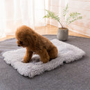 Autumn and Winter Warm Universal Square Pet Cat Dog Plush Pad, Size:S(Pink)