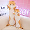 Soft Cute Pet Long Cat Pillow Plush Toy Sleeping Doll Lazy Doll, Size:Height 90cm(Gery)