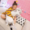 Soft Cute Pet Long Cat Pillow Plush Toy Sleeping Doll Lazy Doll, Size:Height 90cm(Yellow)