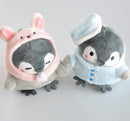 Cute Penguin Plush Toy Keychain Backpack Pendant Boutique Doll(Mixed Color Delivery)