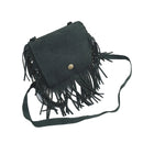 Mini Messenger Bag Cute Tassel Design Kids Coin Purses Children Handbags Shoulder Bags(Light Green)
