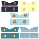 4 PCS / Set Car Window Magnet Sunshade Curtain Heat Insulation Sun Block(Kangaroo)