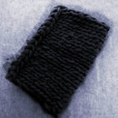 50x50cm New Born Baby Knitted Wool Blanket Newborn Photography Props Chunky Knit Blanket Basket Filler(Black)