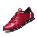 Men Fashion British Style Sports Shoes, Size:43(Red)