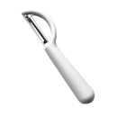 4 PCS Stainless Steel Round Handle Peeler Sugar Cane Scraper Fruit Plane(White)