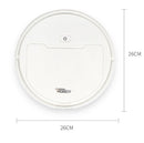 Multifunctional Smart Vacuum Cleaner Robot Automatic 3-In-1 Recharge Dry Wet Sweeping Vacuum Cleaner(White)