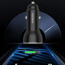 QIAKEY QK505 Dual Ports Fast Charge Car Charger(Red)