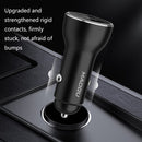 QIAKEY QK505L Dual Ports Fast Charge Car Charger(Black)
