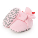 0-1 Year Old Spring and Autumn Knitted Baby Shoes Warm Toddler Cotton Shoes, Size:Inner Length 13cm(Blue Stars)
