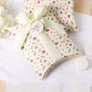 10 PCS Floral Candy Box Cookie Folding Box(Beige Floral)