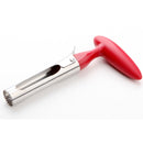 Stainless Steel Kitchen Core Extract Apple Knife Fruit Splitter Cut Fruit Corer(Red)