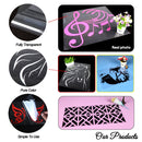 PVC Wall Stickers Bedroom Living Room Beauty Salon Makeup Shop Salon Decoration Stickers, Size:57x78cm(Black)