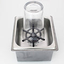 NB-1990 Stainless Steel Embedded Automatic Beer Glass Steaming Pitcher Rinser Cup Washer with Draining Plate