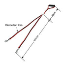 Double Dog Leashes Anti-winding Pet Traction Rope, Size:1.4m(Black)