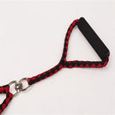 Double Dog Leashes Anti-winding Pet Traction Rope, Size:1.4m(Black)