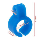 3 PCS Silicone Creative Cigarette Holder Smoking Ring Finger Cigarette Holder Anti-smoke(Black)