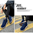 Men Snow Boots Warm Fur Winter Boots Men Winter Boots, Shoe Size:42(Blue)