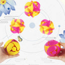 Creative Hand Throwing Color Changing Ball Transformation Telescopic Deformation Ball Magic Props Educational Children Toys(Random Color)