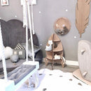 Three-dimensional Assembled Rocket Model Kids Wooden Toy Shelf Home Room Decorations