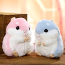 Cute Hamster Keychain Bag Pendant Plush Doll(Pink)