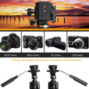 QingZhuangShiDai Q111S Aluminum Alloy Mobile Phone Camera Photography Tripod(Black)