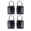 4 PCS Four Digits Combination Lock Lluggage Gym Anti-theft Padlock, Style:8023