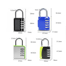 4 PCS Four Digits Combination Lock Lluggage Gym Anti-theft Padlock, Style:8024