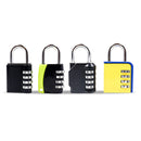 4 PCS Four Digits Combination Lock Lluggage Gym Anti-theft Padlock, Style:8072