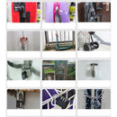 4 PCS Four Digits Combination Lock Lluggage Gym Anti-theft Padlock, Style:8072