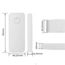 WDS02 Wireless WiFi Alarm Door and Window Sensor Detection Smart Home Security Door Magnetic Switch System(White)