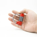 4 Digit Combination Locks Door And Window Padlock U-Shaped Combination Lock for Toolbox(Blue)