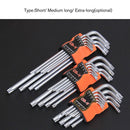 Allen Wrench Set Screwdriver Plum Blossom Multi-function Combination Tool, Style:Mito (Short Version)