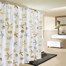 Bathroom Curtain Ocean Star Shower Curtain Environmental Protection Mildew Waterproof Shower Curtain, Size:180x220CM