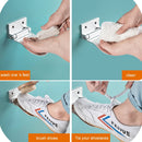 Wall Mounted Aluminium Alloy Bathroom Shower Foot Rest Footstool(Silver)