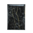 Colorful Marble Style Waterproof Passport Holder Ticket Holder(Black)