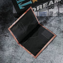 Colorful Marble Style Waterproof Passport Holder Ticket Holder(Black)