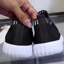 Large Size The Trend Of Women Shoes Wild Sports Leisure Flying Running Shoes, Shoe Size:39(Black)