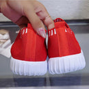 Large Size The Trend Of Women Shoes Wild Sports Leisure Flying Running Shoes, Shoe Size:39(Grey)